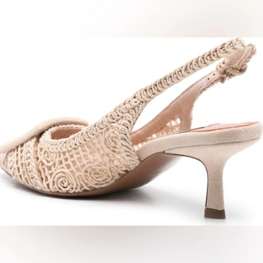 Revolve Anthropologie Bibi LOU Dalila 55mm slingback ballerina shoes